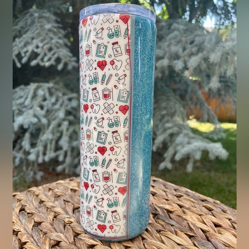 NEW Medical Doctor Nurse Dental Assistant Stainless Steel Insulated Tumbler